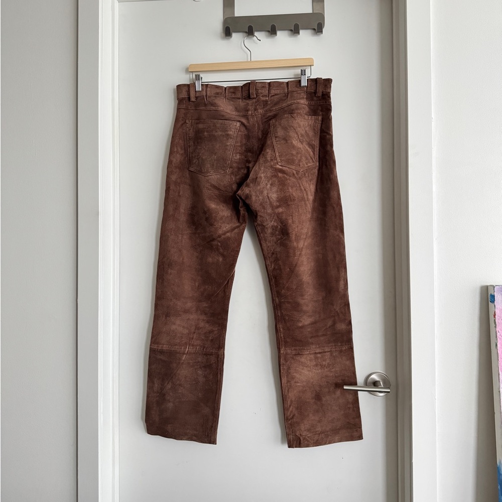 Vintage western core suede leather pants